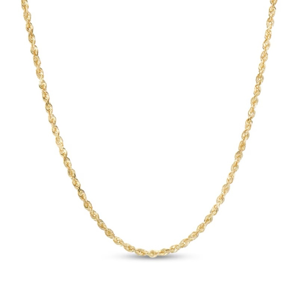 COPY - Gold Rope Chain Necklace in 14K Gold - 20" FREE Shipping